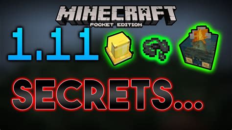 Minecraft PE 1.11 SECRETS & EASTER EGGS (15 total) - YouTube