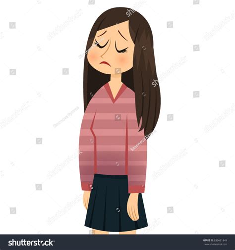 60,183 Sad Girl Cartoon Images, Stock Photos & Vectors | Shutterstock