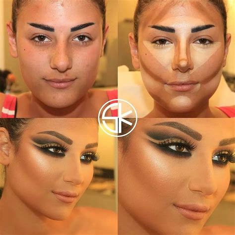 Amazing | Contour makeup, Before and after contouring, Makeup tutorial summer