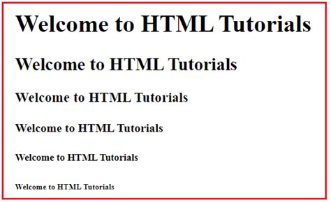 Heading and Paragraph in HTML with Examples - Dot Net Tutorials