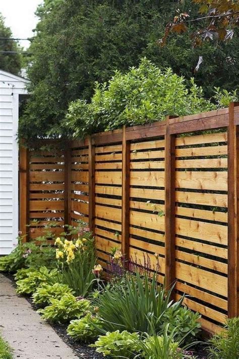 40 DIY Backyard Privacy Fence Design Ideas on A Budget