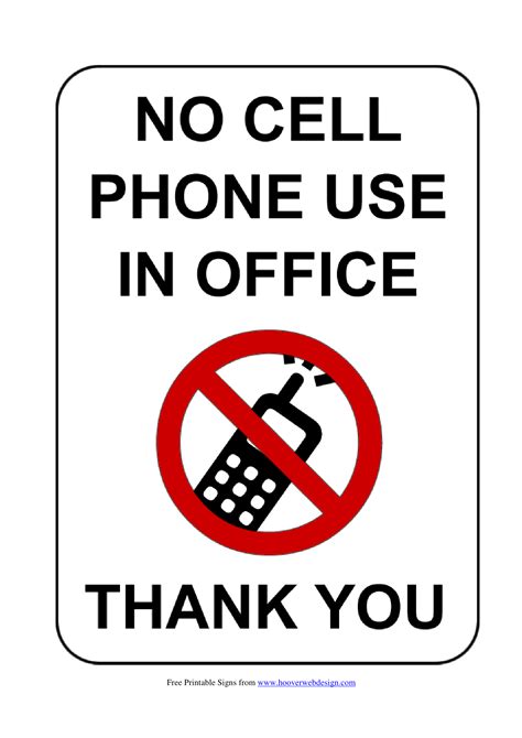 No Mobile Phone Signs | Poster Template