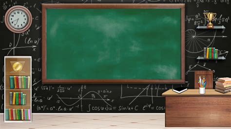 Animated screen background education virtual online classroom ||chalkboard||back to school ...