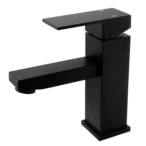 Bathroom Basin Square Mixer Tap Matte Black Faucet Watermark WELS | Buy ...