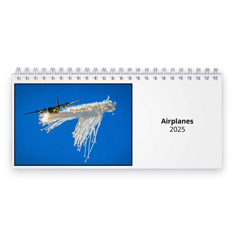 Airplanes 2024 Desk Calendar