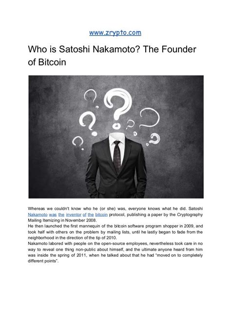 Founder of Bitcoin | Satoshi Nakamoto [Everything Explained]