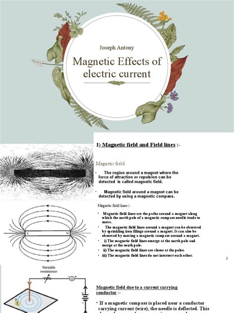 Magnetic Effects of Electric Current | PDF