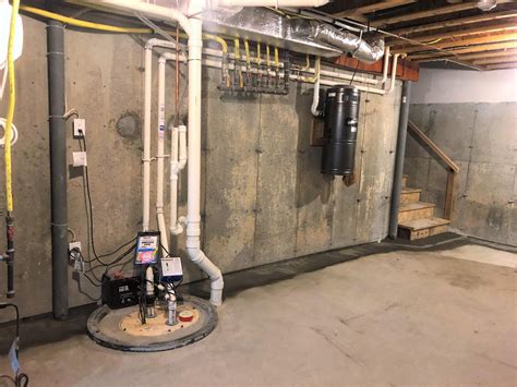 Northern Basement Systems - Basement Waterproofing Photo Album - Triple Pump Sump System ...