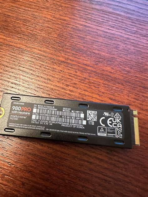 Samsung 980 Pro NVMe m.2 SSD 1TB - PS5 ready in Wandsbek - Hamburg Poppenbüttel | Festplatten ...