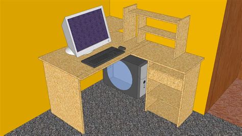 DNR Computer Table | 3D Warehouse