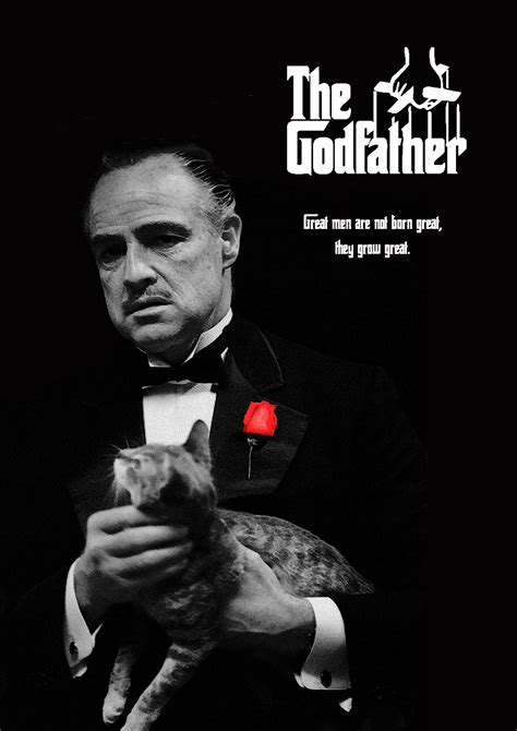 The Godfather minimalist movie poster. Brando Godfather, The Godfather ...