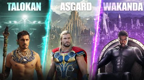 Asgard vs Wakanda vs Talokan | which is most advanced & powerful kingdom in MCU | ( HINDI ...