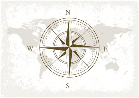 World Map Compass Vector Illustration Vector De Stock - vrogue.co