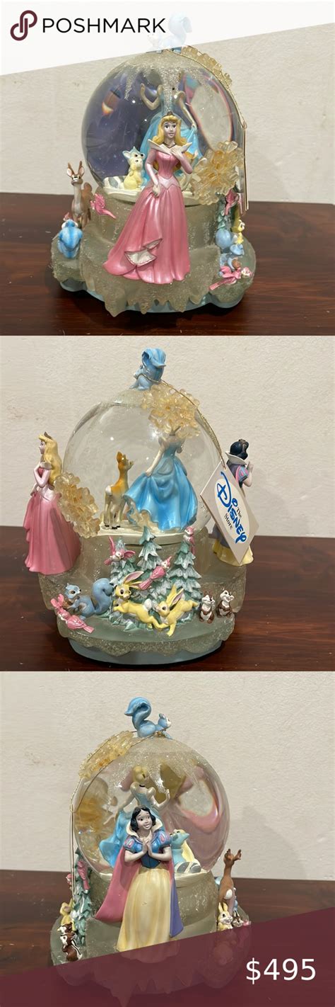 Disney vintage from 1990’s musical snow globe princesses Musical Snow ...