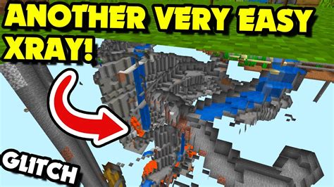 Another VERY EASY Xray Glitch! Works in Minecraft 1.19+ Java | Using Pistons & Slabs - YouTube