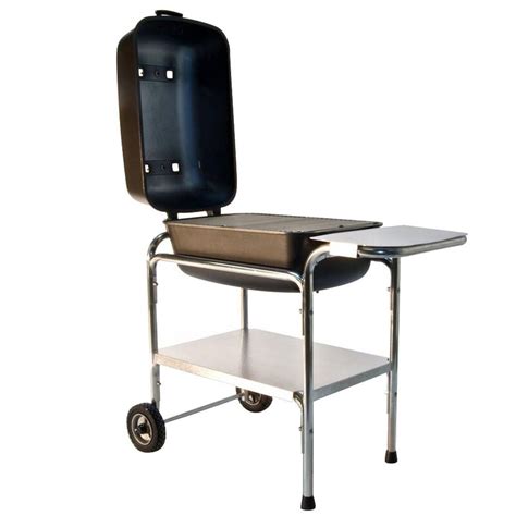 Portable Kitchen Cast Aluminum Charcoal Grill & Smoker - Graphite : BBQGuys