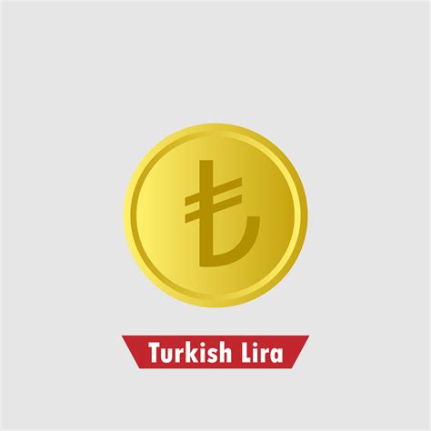 Gold Turkish lira symbol. 28243152 Vector Art at Vecteezy