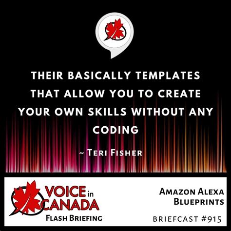 Amazon Alexa Blueprints - Voice in Canada