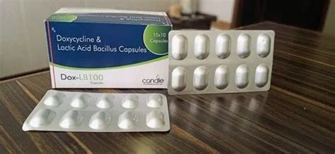 Dox-LB 100mg Doxycycline & Lactic Acid Bacillus Capsules, Candle at best price in Chandigarh