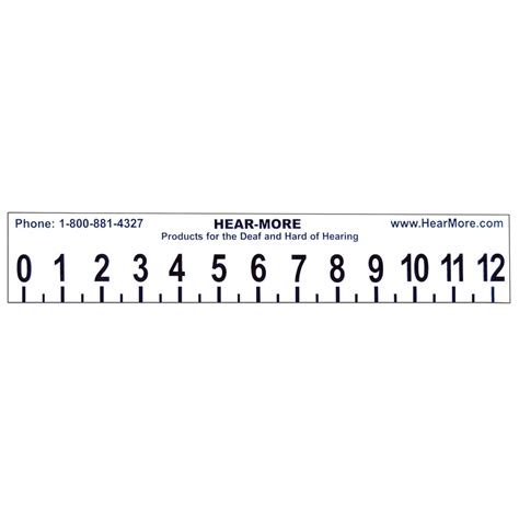 12 Inch Ruler Printable