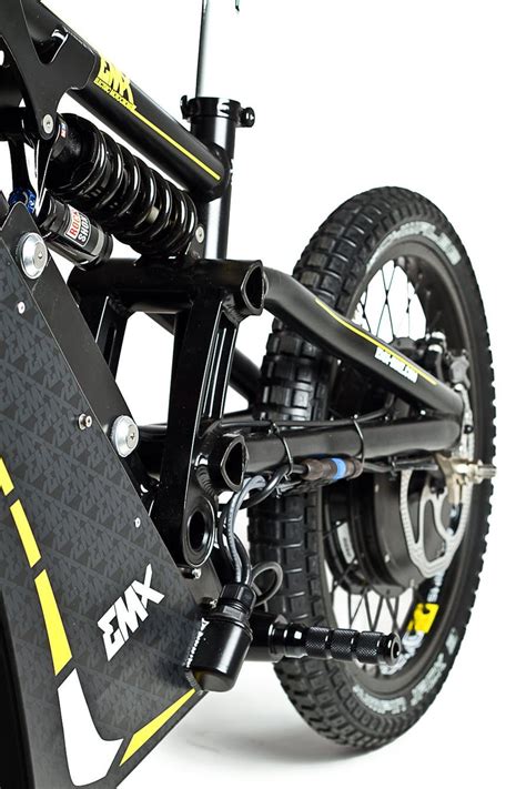 The EMX bikes use RockShox forks and rear shocks Electric Dirt Bike, Electric Mountain Bike ...