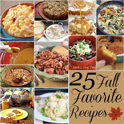 25 Fall Favorite Recipes - Southern Plate