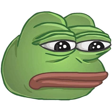 Sad Pepe The Frog Meme Png Transparent Picture Png Mart 1980 | The Best ...