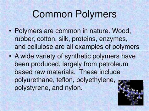 PPT - Polymers PowerPoint Presentation, free download - ID:1460389