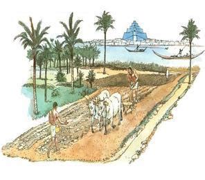 Farming in Sumer.