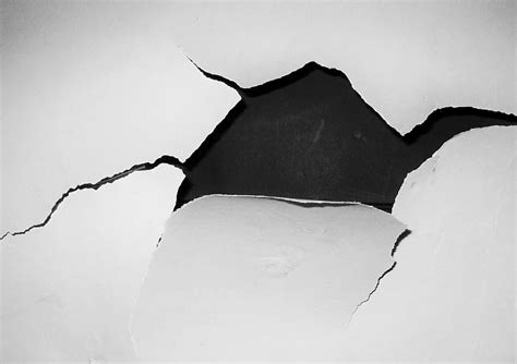 black, surface, white, cracked, paint, hole, crack, wallpaper, wall, funny | Pxfuel