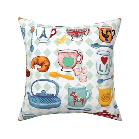 Fika around the world_large scale Fabric | Spoonflower