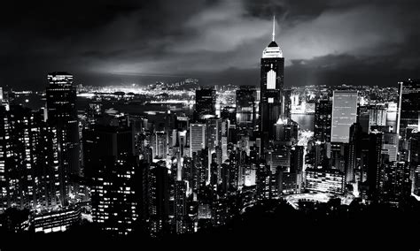 Black And White City Wallpaper - WallpaperSafari