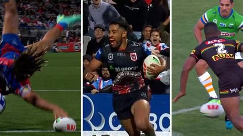 "NRL 2023: Dally M Try of the Year Contenders - Dominic Young, Knights, Mat Feagai, Dragons, and ...