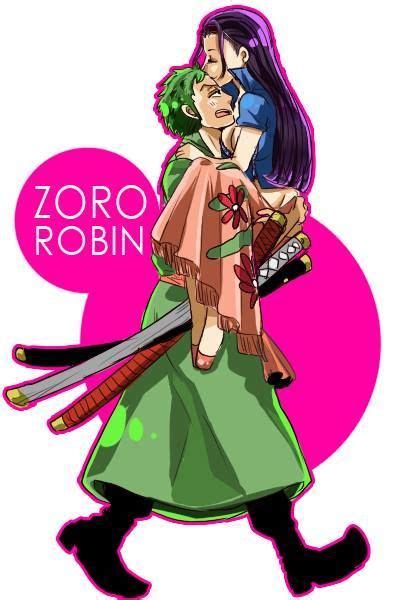 Nico Robin And Roronoa Zoro Kissing