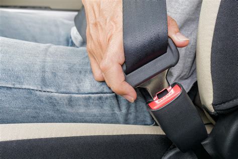 Fasten the car seat belt. Safety belt safety first 7133746 Stock Photo ...