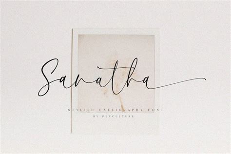 Sanatha - A Stylish Calligraphy Font