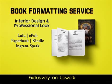 Your Book formatting for Amazon Kindle, epub, paperback, Ingram, Lulu ...