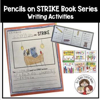 PENCILS ON STRIKE Book Series Activities | Writing activities, Letter ...