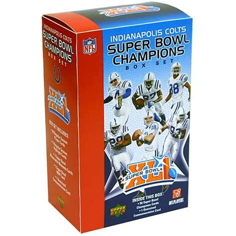 Indianapolis Colts Super Bowl XLI Commemorative Box Set - Upper Deck ...