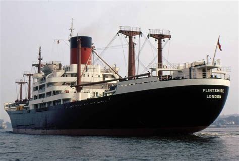 MV Flintshire (1962) Merchant Navy, Merchant Marine, Ship Tracker, Cargo Liner, Oil Rig, Tug ...