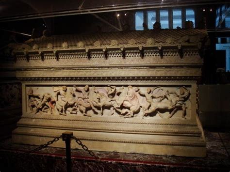 Lion head on famous sarcophagus leads to believe that this is Alexander ...