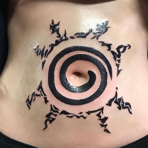 Naruto Stomach Seal Tattoo