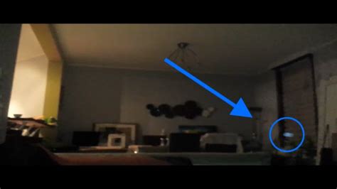 Blue orb ufo appearing between many white spirit orbs (Real spirit orbs) - YouTube