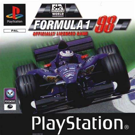 Formula 1 98 boxarts for Sony Playstation - The Video Games Museum