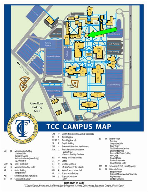 Tcc South Campus Map - United States Map