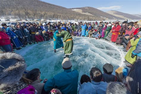 Photos of Mongolian Ice Festival Capture Traditional Winter Festivities