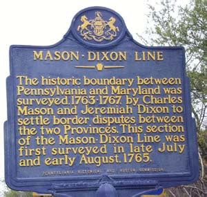 Mason-Dixon Line: Definition & History | Study.com