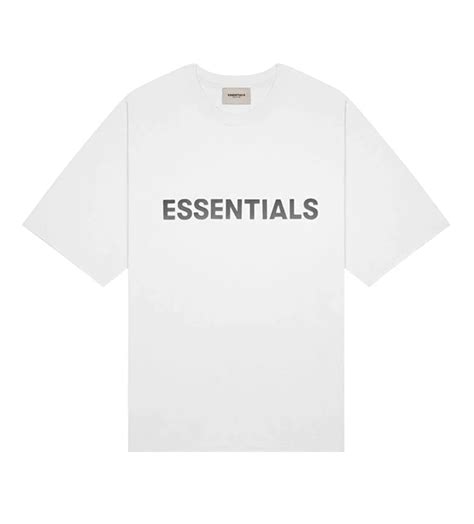 Essentials White Tee Front Logo – Restock AR