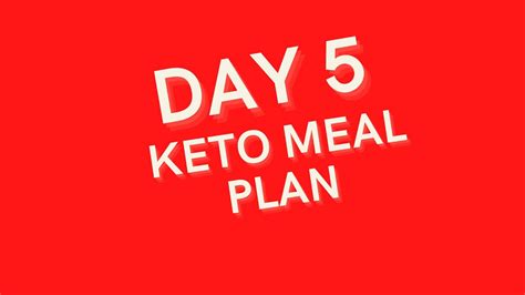 DAY 5 KETO MEAL RECIPES FOR BEGINNERS - YouTube