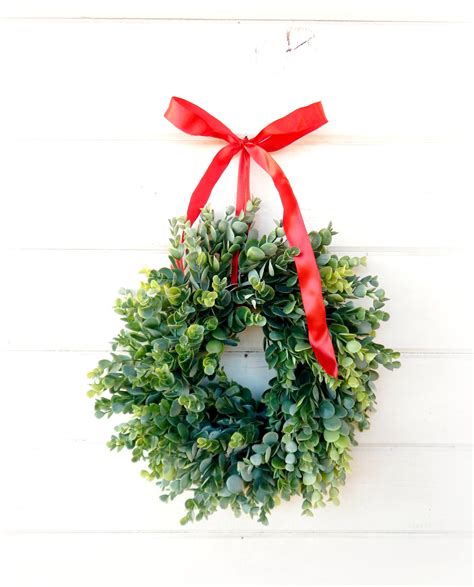 Christmas Wreath-Farmhouse Wreath-Small Wreath-Christmas Decor-Frosted ...